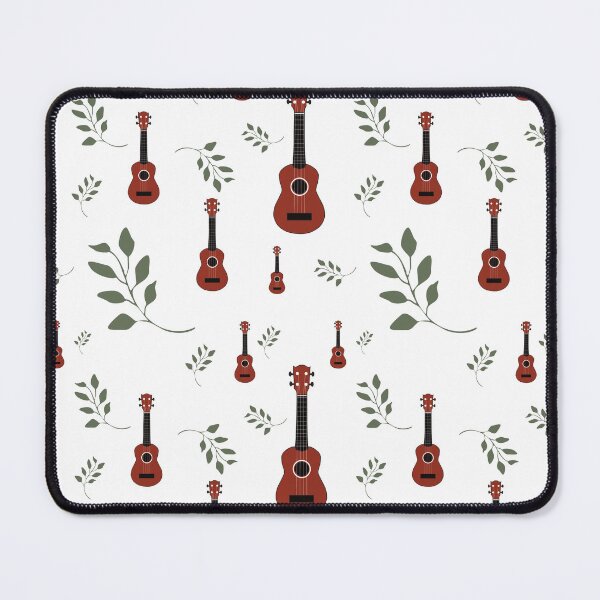 Item preview, Ukulele pattern with leaves - ukulele designed and sold by piesdesignart.