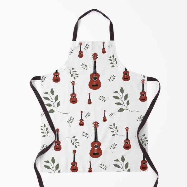 Item preview, Ukulele pattern with leaves - ukulele designed and sold by piesdesignart.
