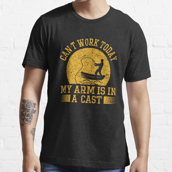 Funny Fishing I Cant Work Today My Arm | Sticker