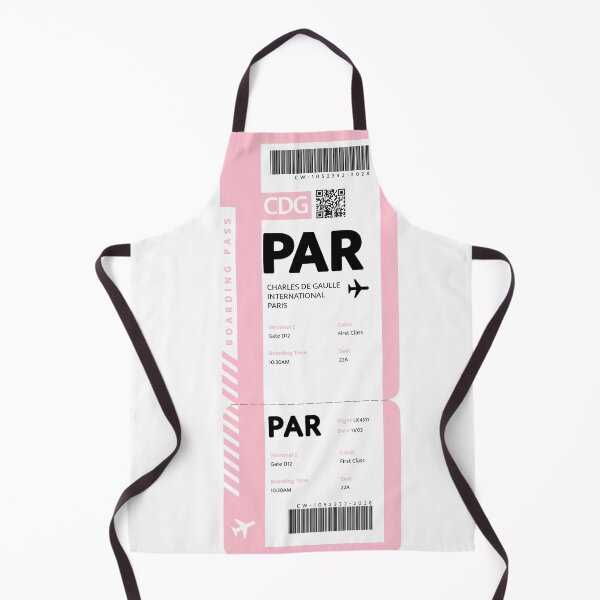 Item preview, Paris Boarding Pass Pink designed and sold by luckykobi.
