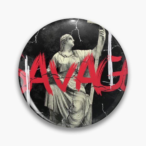 Item preview, Cracked Savage with statue and Cracked background  designed and sold by GREENTAGs.