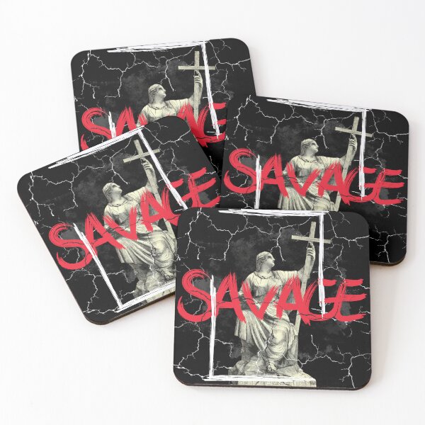 Item preview, Cracked Savage with statue and Cracked background  designed and sold by GREENTAGs.