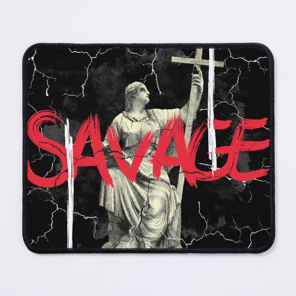 Item preview, Cracked Savage with statue and Cracked background  designed and sold by GREENTAGs.