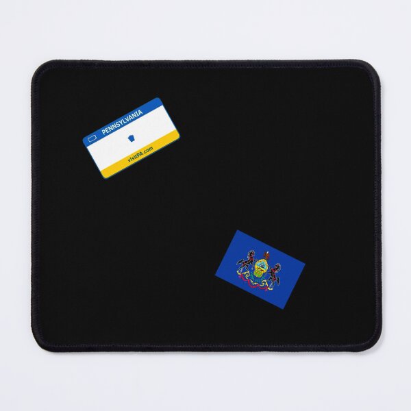Item preview, Copy of Pennsylvania Flag and License Plate Pattern - Available on Stickers Socks Mugs and More designed and sold by Dude Stuff.