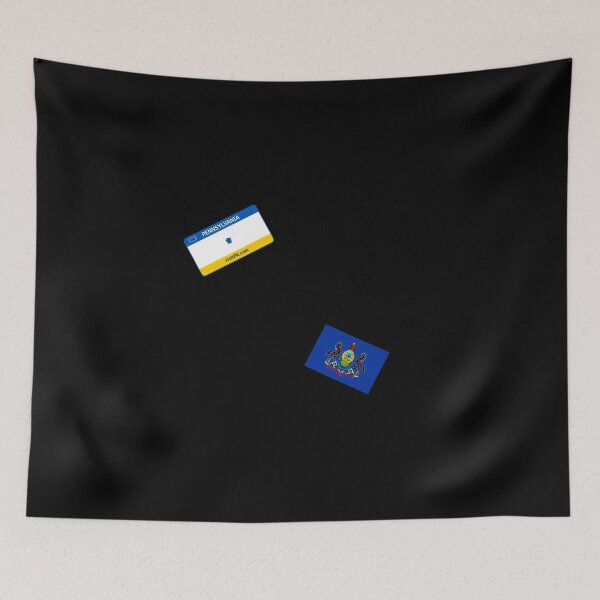 Item preview, Copy of  Pennsylvania Flag and License Plate Pattern - Available on Stickers Socks Mugs and More  designed and sold by Dude  Stuff.