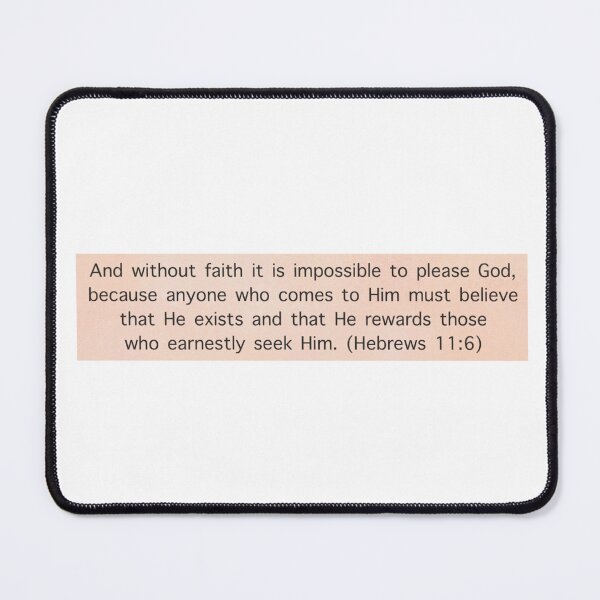 Item preview, Faith, Stickers, Prayer, Christian, Bible Verses, Bible, Christianity, Jesus Christ, Words of God, Hebrews 11:6 designed and sold by SHiNStudio.