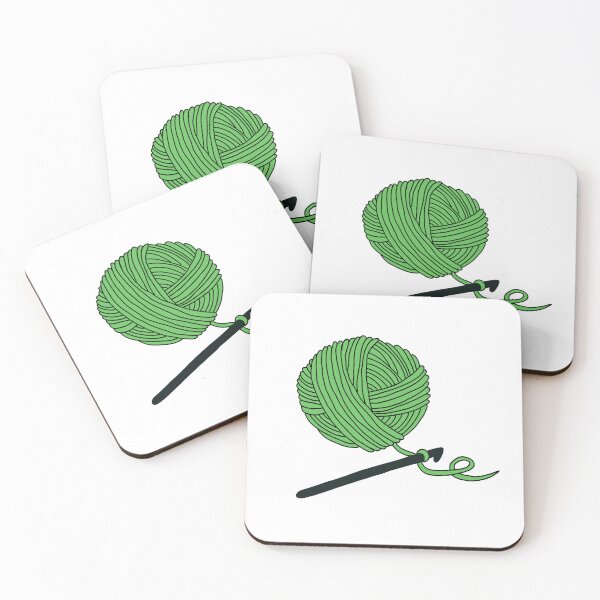 Item preview, Hobby Illustrations: Green Crochet designed and sold by ChriseryMerch.