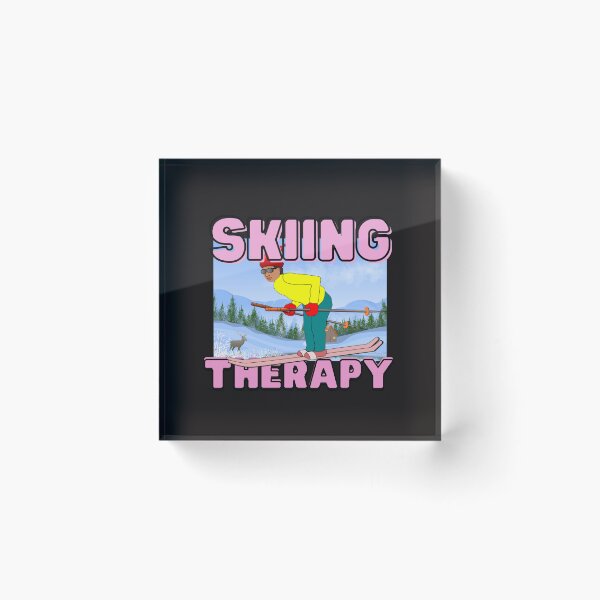 Item preview, SKIING THERAPY designed and sold by starfishstuff.
