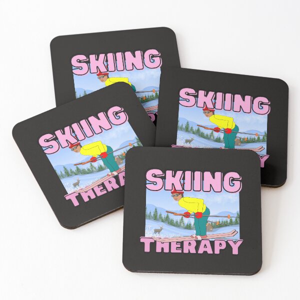Item preview, SKIING THERAPY designed and sold by starfishstuff.