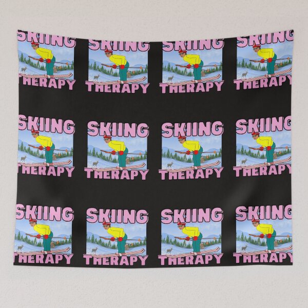 Item preview, SKIING THERAPY designed and sold by starfishstuff.