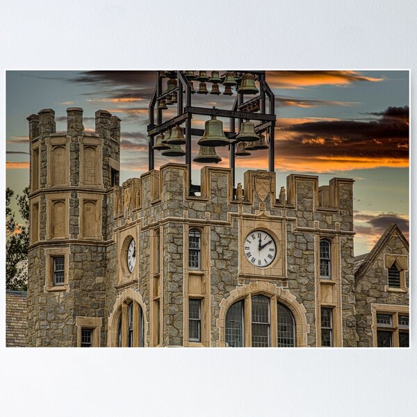 Item preview, Bells Over Clock Tower at Dusk designed and sold by dbvirago.