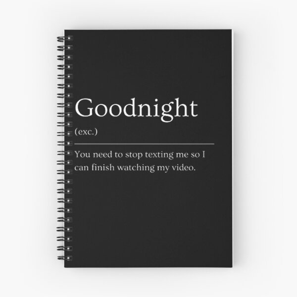 Item preview, Goodnight | Funny Dictionary Definition designed and sold by ED-TDesigns.