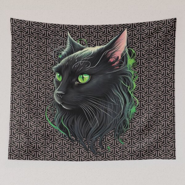 Item preview, Black Maine Coon Cat designed and sold by AreteSticker.