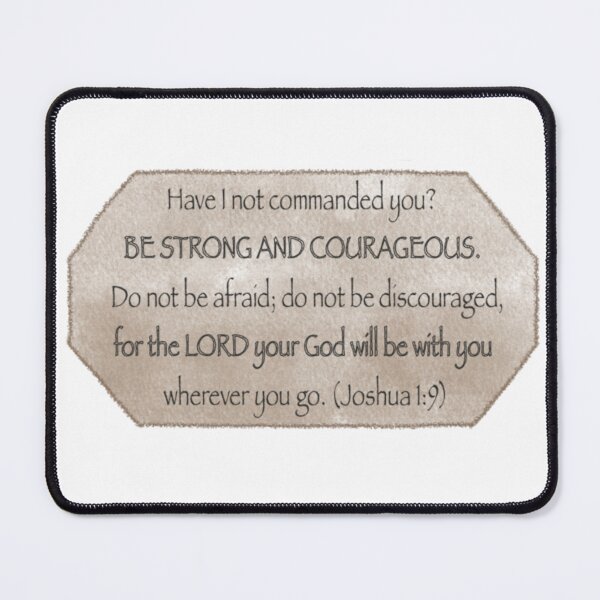 Item preview, Faith, Stickers, Prayer, Christian, Bible Verses, Bible, Christianity, Jesus Christ, Words of God, Joshua 1:9 designed and sold by SHiNStudio.