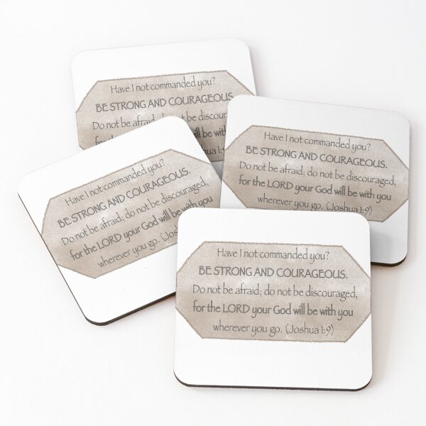 Item preview, Faith, Stickers, Prayer, Christian, Bible Verses, Bible, Christianity, Jesus Christ, Words of God, Joshua 1:9 designed and sold by SHiNStudio.