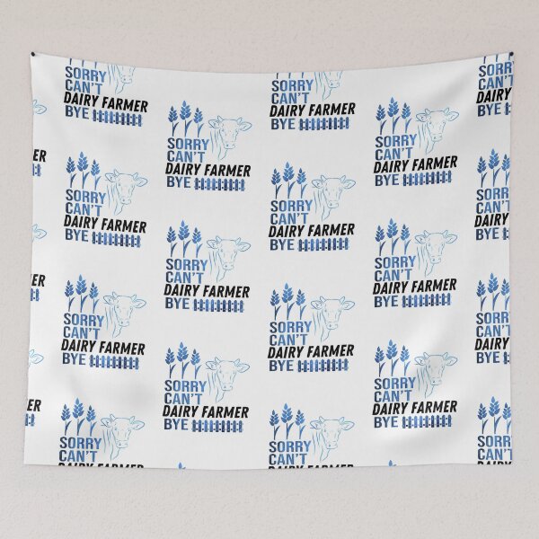 Item preview, White version of Sorry. Can't. I'm a Dairy Farmer. Bye! designed and sold by FarmsteadAcers.