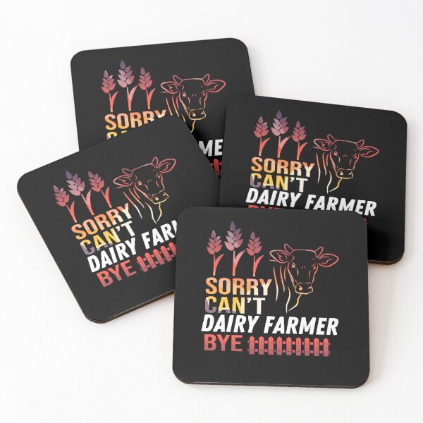 Item preview, Red version of Sorry. Can't. I'm a Dairy Farmer. Bye! designed and sold by FarmsteadAcers.