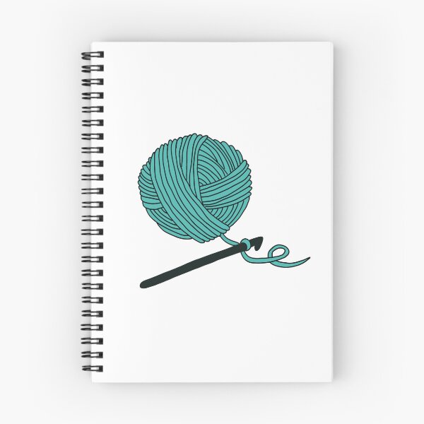 Item preview, Hobby Illustrations: Blue Crochet designed and sold by ChriseryMerch.