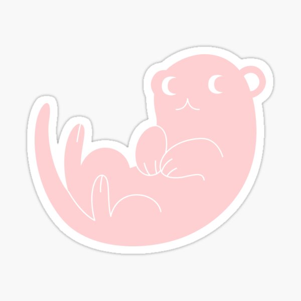 Item preview, Otter Pastel Pink designed and sold by 37jlee.