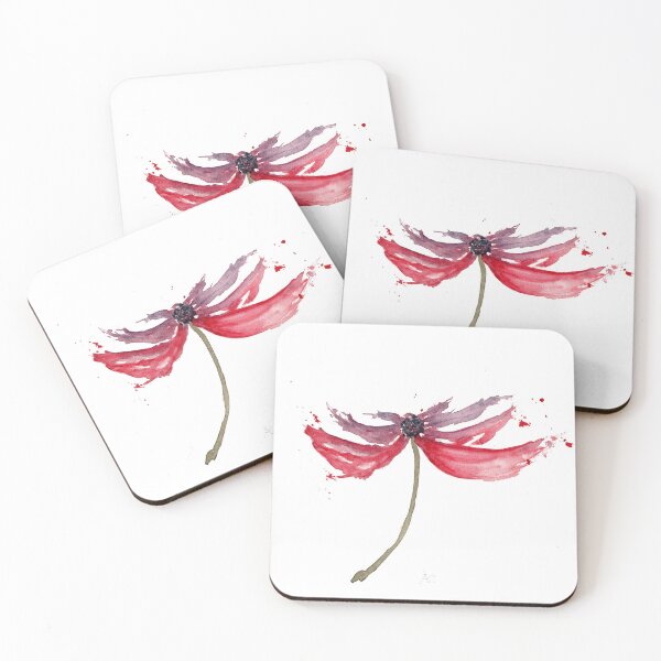 Item preview, Abstracted flower, watercolor designed and sold by Cacatuart.
