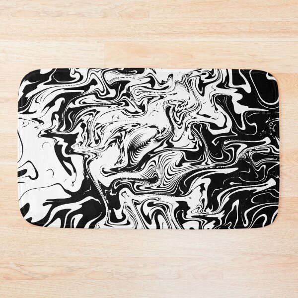 Item preview, Black and White Liquid Swirl designed and sold by AbundanceSeed.