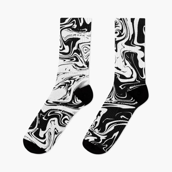 Item preview, Black and White Liquid Swirl designed and sold by AbundanceSeed.
