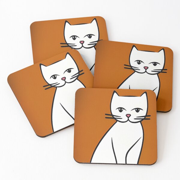 Item preview, sitting cat designed and sold by blackwhiteblue.
