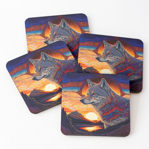 Item preview, Wolf and the Golden Sky designed and sold by Luis Rodrigues.