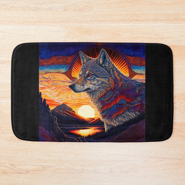 Item preview, Wolf and the Golden Sky designed and sold by Luis Rodrigues.
