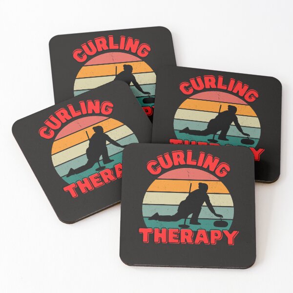 Item preview, CURLING THERAPY designed and sold by starfishstuff.