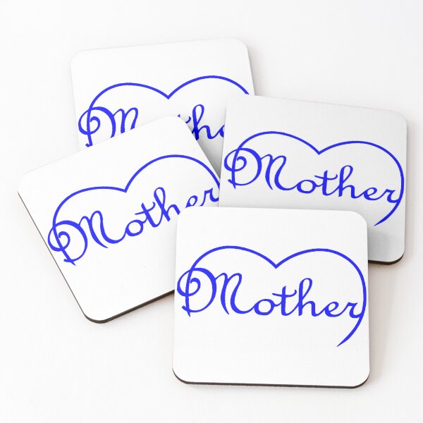 Item preview, Mother is Love heart - in blue  designed and sold by SunnyDazDesign.