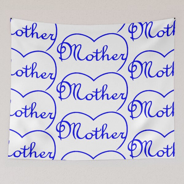 Item preview, Mother is Love heart - in blue designed and sold by SunnyDazDesign.