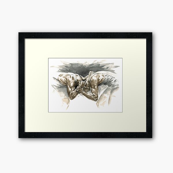 Item preview, Headbanger - Wrestling Watercolor designed and sold by H-Leese.