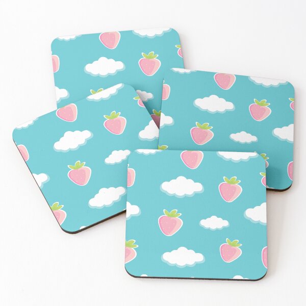 Item preview, Strawberry and Cloud Dreams designed and sold by Pink Pineapple Works.