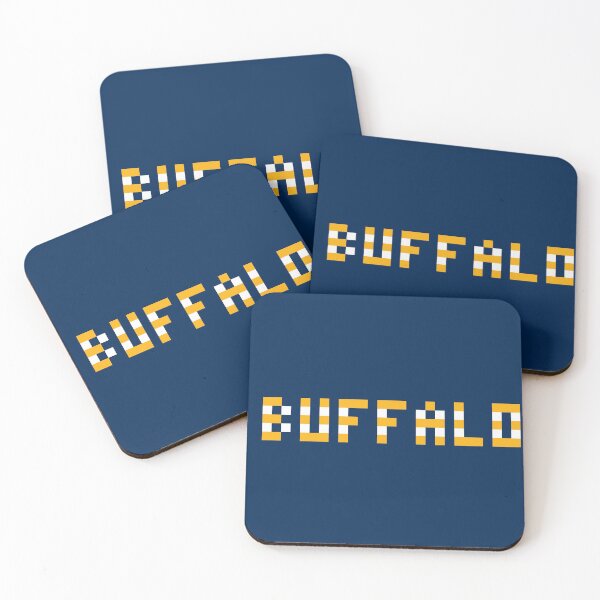 Item preview, Pixel NHL Buffalo in Home Colors designed and sold by gkillerb.