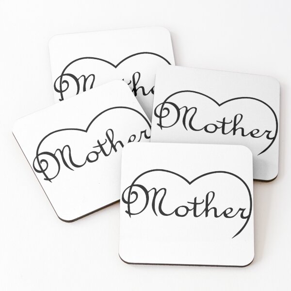 Item preview, Mother is Love heart - in black  designed and sold by SunnyDazDesign.