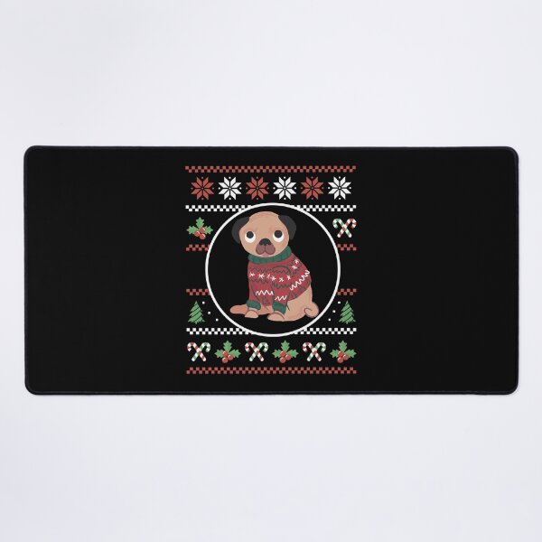Item preview, Funny pug Christmas designed and sold by pirminio.