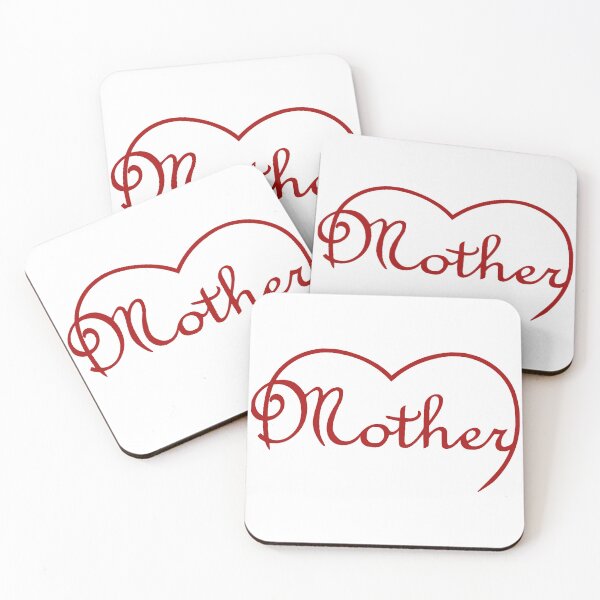 Item preview, Mother is Love heart - in red designed and sold by SunnyDazDesign.