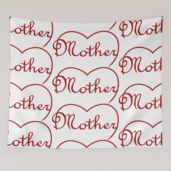 Item preview, Mother is Love heart - in red designed and sold by SunnyDazDesign.