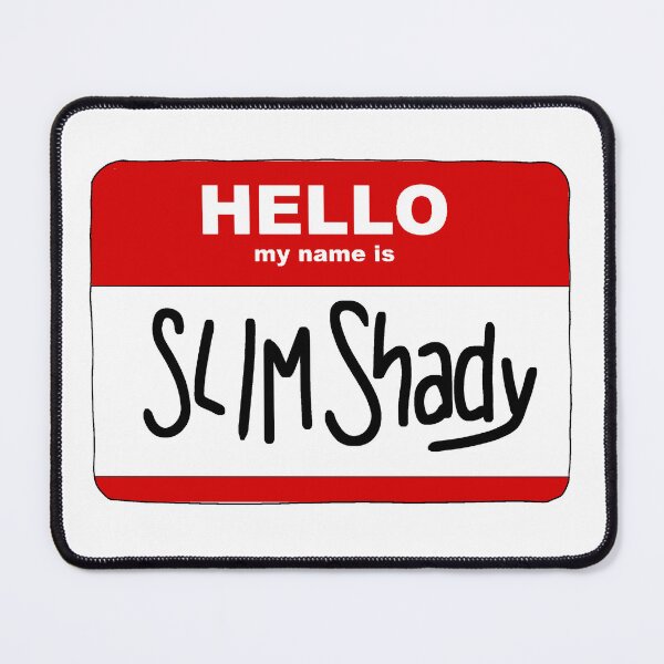 Item preview, hello my name is slim shady designed and sold by cool stickerz.
