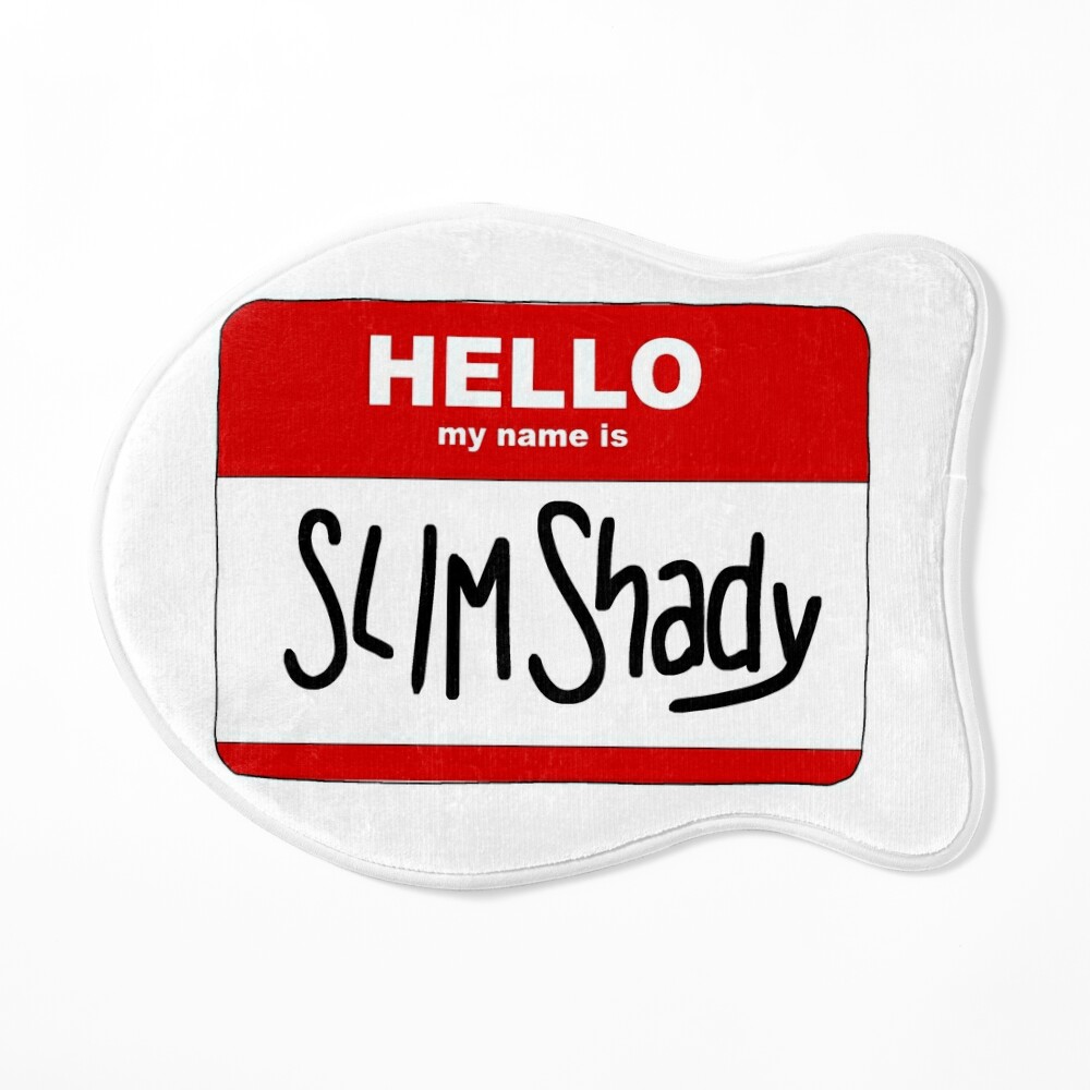 Eminem Slim Shady Name Badge Woven Patch