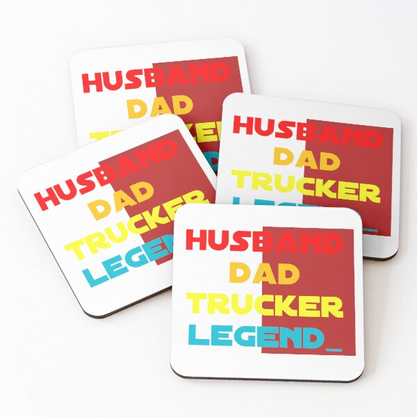 Item preview, HUSBAND DAD TRUCKER LEGEND_ designed and sold by YoussefProMax.