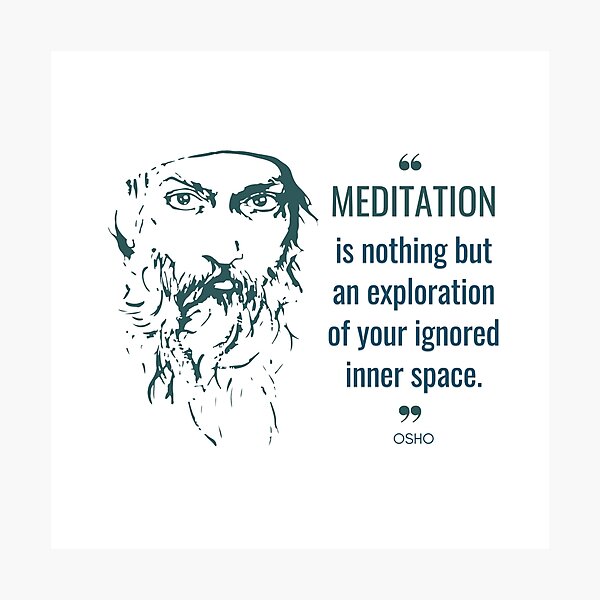 Item preview, Meditate like Osho: Awareness and Motivation designed and sold by RetComly.