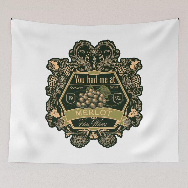 Item preview, You Had Me at Merlot: A Toast to Wine Lovers designed and sold by Gabba Delgado.