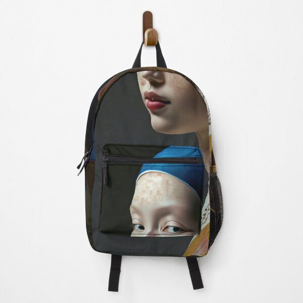 Item preview, A girl with a lamp and traditional earrings designed and sold by osssoconcept.