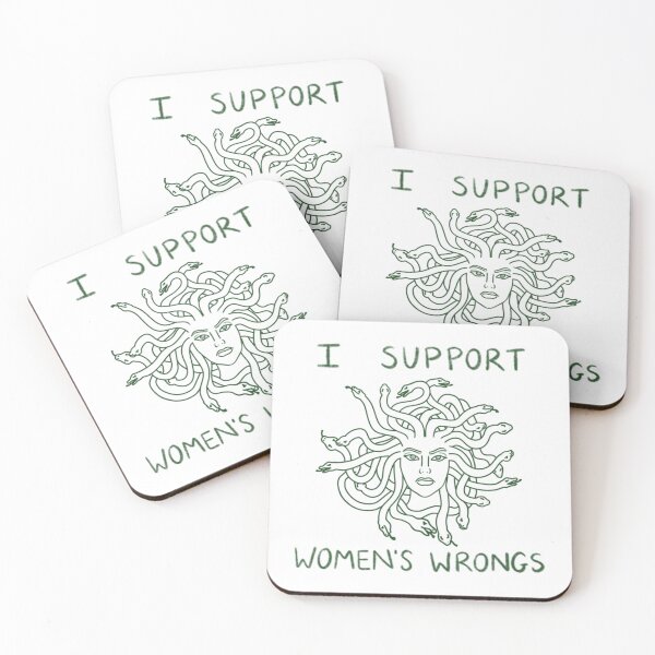 Item preview, i support women's wrongs - medusa designed and sold by umbreons.