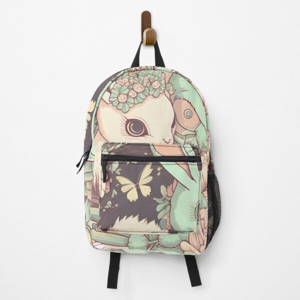 Item preview, Cute Pastel Rabbits Pattern | Circle Gang of Rabbits and Flowers | Mechanical Rabbit | Pastel Easter Rabbits | Group of Rabbits | high resolution  designed and sold by Synthetic-Intel.