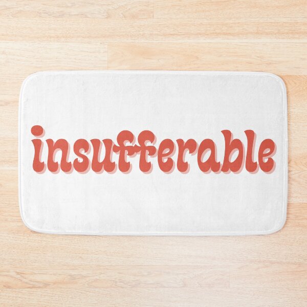 Item preview, Bright Red Insufferable designed and sold by Pink Ribbon.