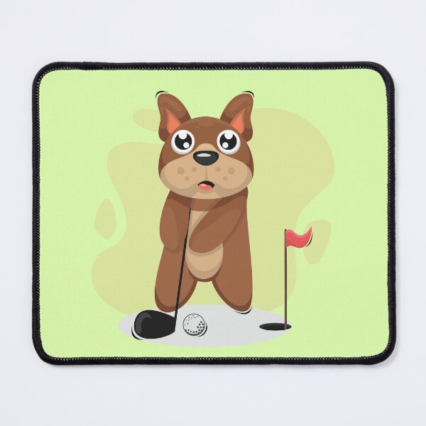 Item preview, golfer dog designed and sold by Zaibo.