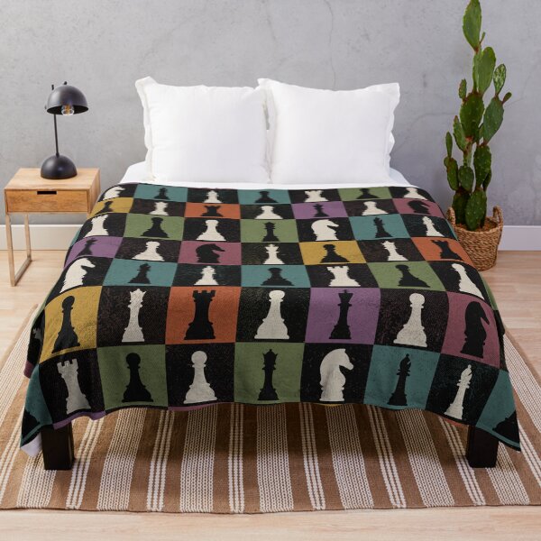 Item preview, Colored Vintage Chess Board designed and sold by WVortex.